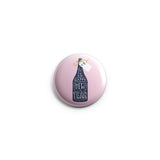 AVI 58mm Fridge Magnet Pink New Year Christmas Wish bottle  Regular Size MR8002417